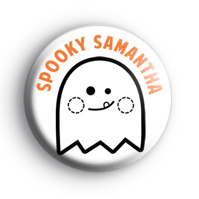 Personalised Cute Ghost Name Badge