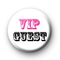 Pink and Black VIP Guest Badge