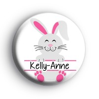 Easter Bunny Custom Name Badge