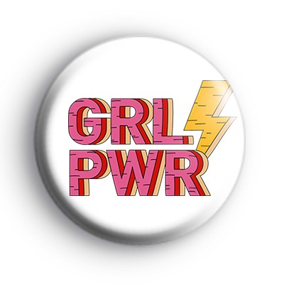 Pink GRL PWR Badge