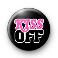 Kiss Off Anti Valentines Day Badges