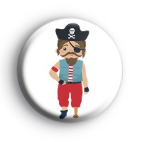 Pirate Peg Leg Badge
