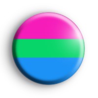 Polysexuality Pride Flag Badge