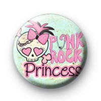 Punk Rock Princess Badge