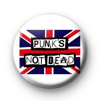 Punks Not Dead Badge