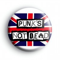 Punks Not Dead Badge