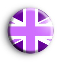 Purple Union Jack Platinum Jubilee Badge