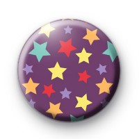 Purple Starburst Pin Badge
