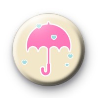 Raining Love Hearts Badge