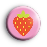 Red Strawberry Badge