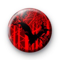 Red Halloween Gothic Bat badge thumbnail