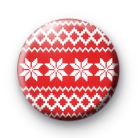 Red Festive Jumper badge