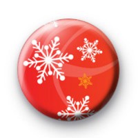 Red Christmas Snowflake badges
