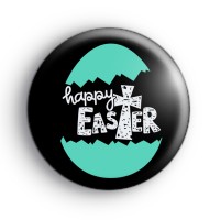 Blue Religious Easter Badge
