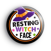 Resting Witch Face Badge