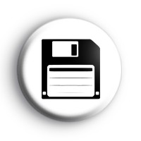 Floppy Disk Badge