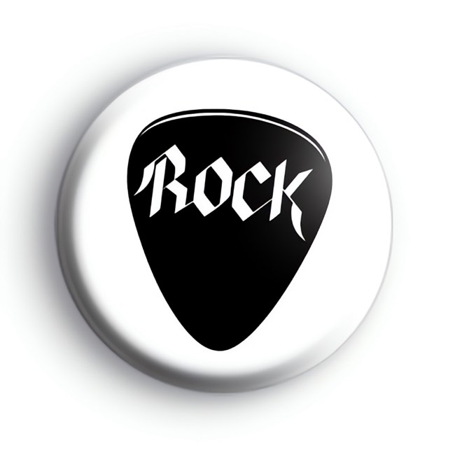 Rock Plectrum Badge