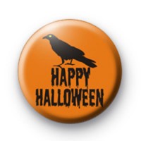 Raven Happy Halloween Badge thumbnail