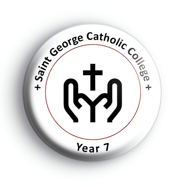 Year 7 Saint School Badge