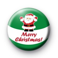 Santa Claus Merry Christmas Badge thumbnail