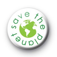 Save The Planet Green Badges