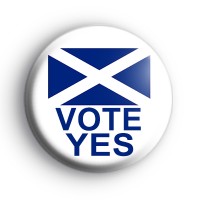 Vote Yes Scottish Independence Badge