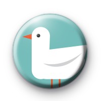Seagull Button Badge
