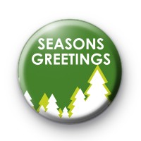Green Seasons Greetings Badge