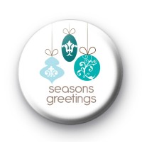 Seasons Greetings Baubles Badge
