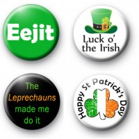 Set 4 Irish Badges