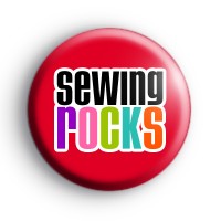 Red Sewing Rocks Craft Badges thumbnail