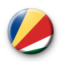 Seychelles National Flag Button Badge