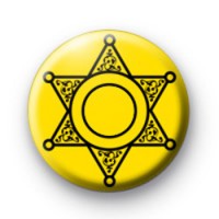 Yellow Sheriff Badge