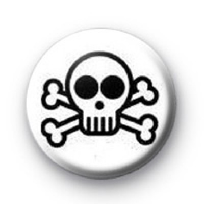 White Skull Badges medium