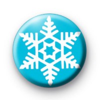 Festive Blue Snowflake badge