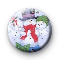 Christmas Snowmen badges