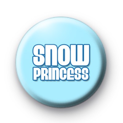 Blue Snow Princess Badge medium