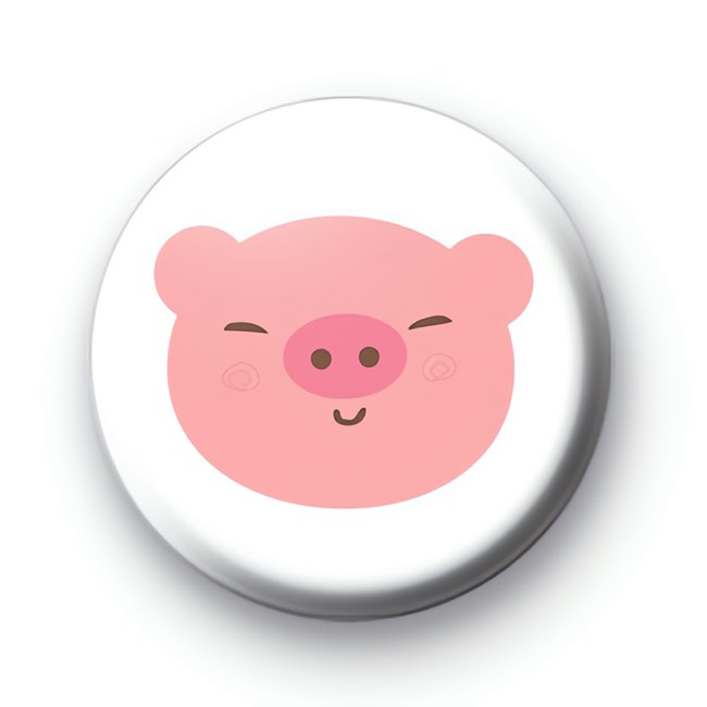 Oh So Cute Piggy Badge