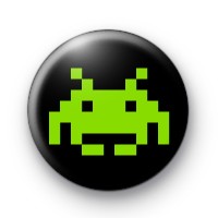 Space Invader (green) Badge