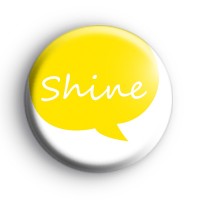 Yellow Shine Speech Bubble Badge