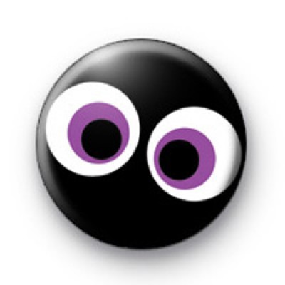 Purple Spooky Eyes Badge