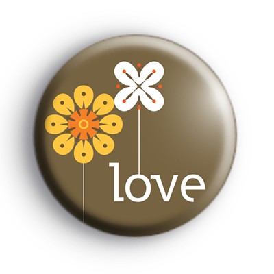Love Flowers Badges