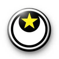 Moon and Yellow Star Badge