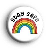 Stay Safe Rainbow Badge thumbnail