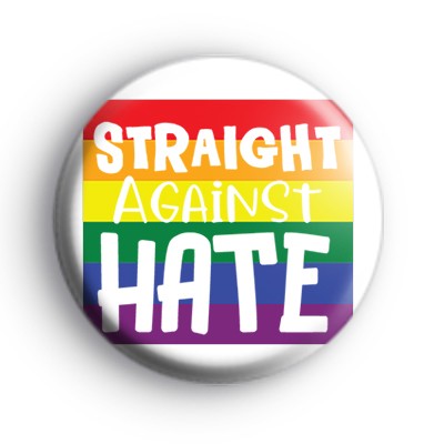 Straight Against HATE Badge