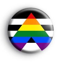 Straight Ally Pride Flag Badge