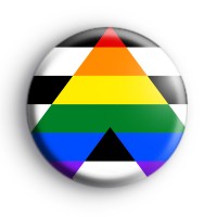 Straight Ally Pride Flag Badge