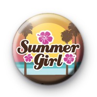 Summer Girl Beach Badge