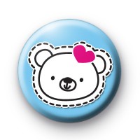 Cute Teddy Bear Button Badges thumbnail