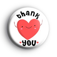 Thank You Love Heart Badge